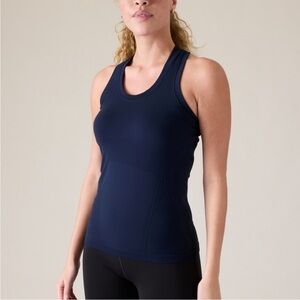Athleta Momentum Tank Racerback in Navy Blue